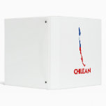CHILEAN MAP 3 RING BINDER