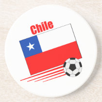 Chilean Soccer Team Drink Coasters coaster