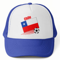 Chilean Soccer Team Mesh Hat hat