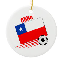 Chilean Soccer Team Christmas Ornaments ornament