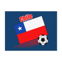 Chilean Soccer Team Postcards postcard