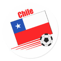 Chilean Soccer Team Stickers sticker