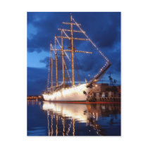 Chilean Tall Ship Esmeralda Postcards