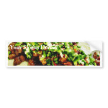 Chili Chillies Burrito bumper stickers by lifesphere Chili Chillies Burrito bumper stickers