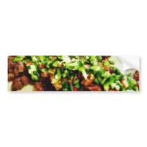 Chili Chillies Burrito bumper stickers by lifesphere Chili Chillies Burrito bumper stickers