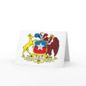 Chili Coat of Arms Greeting Card