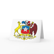 Chili Coat of Arms Greeting Card by FlagTshirts Chili Coat of Arms Greeting Card