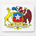 Chili Coat of Arms Mousepad by FlagTshirts Chili Coat of Arms Mousepad