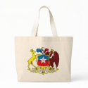 Chili Coat of Arms Tote Bag by FlagTshirts Chili Coat of Arms Tote Bag