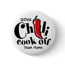 Chili Cook Off Pinback Button
