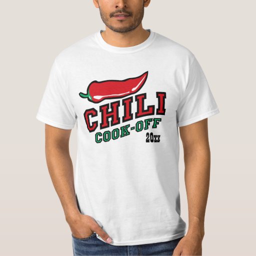 Chili Cook Off Competition TShirt Zazzle