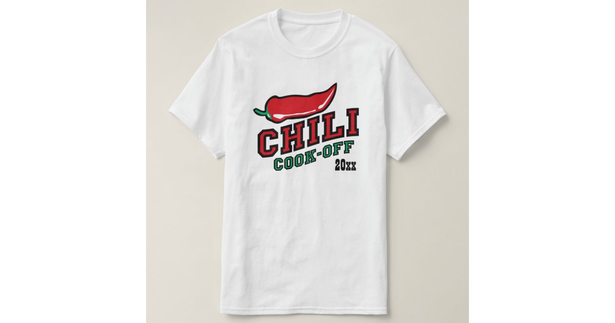 Chili Cook Off Competition Tshirt Zazzle