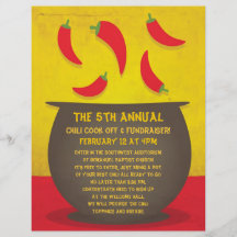 Chili Cook Off Flyer