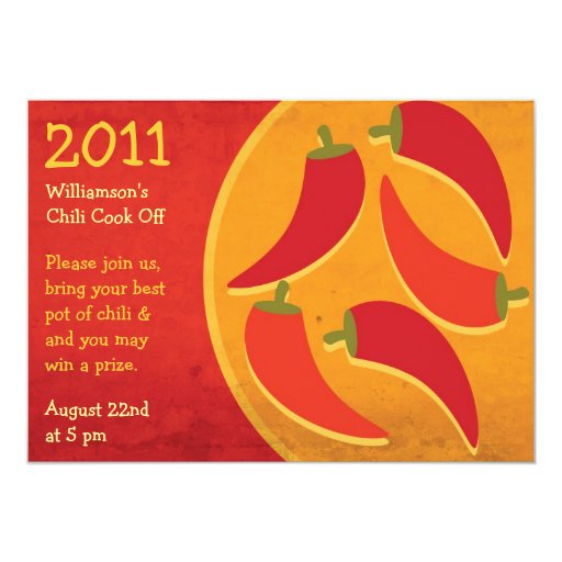 chili cook template free chili cook invitation zazzle chili cook template free chili cook invitation zazzle