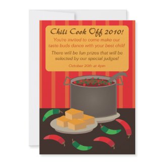 Chili Cook Off Invitation Chili Cook Off Invitation