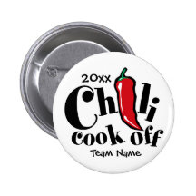 Chili Cook Off Pinback Button