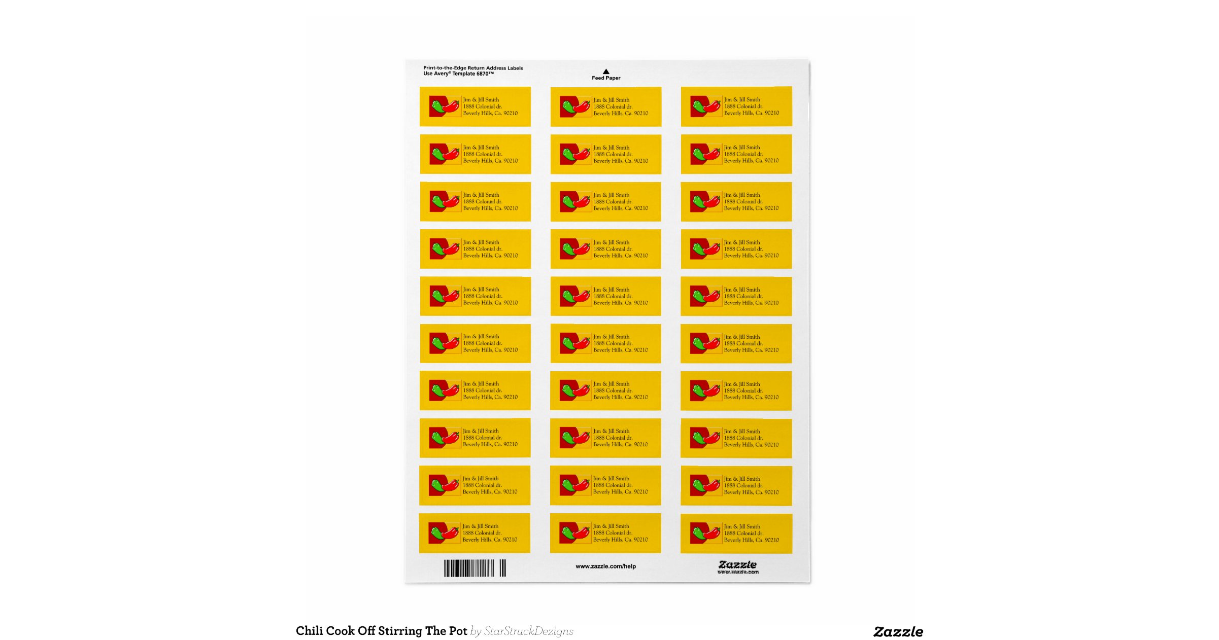 christmas return address labels