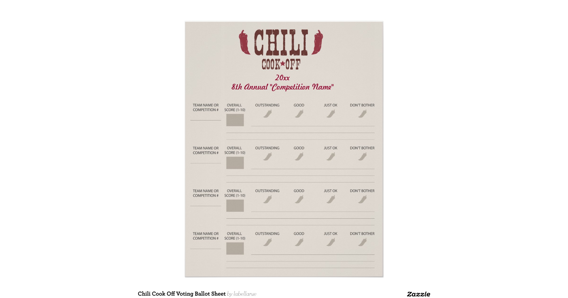 chili-cook-off-voting-ballot-sheet-letterhead