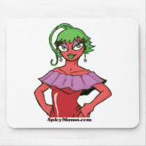 Chili Girl Top mousepads