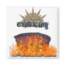 Chili King Magnet by Firecrackinmama Chili King Magnet