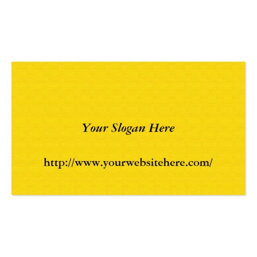 Chili Pepper Business Card (back side)