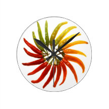 Chili Pepper Clock