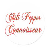 Chili Pepper Connoisseur Stickers
