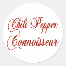 Chili Pepper Connoisseur Stickers