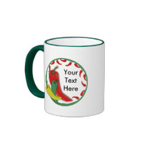 Chili Pepper Group Circle Frame3 Coffee Mug
