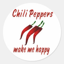 Chili Pepper Happiness Sticker
