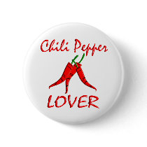 Chili Pepper Lover Pinback Button