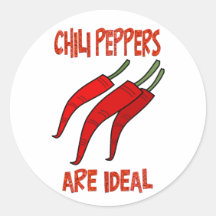 Chili Peppers are Ideal Sticker