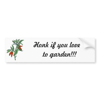 Chili Peppers bumpersticker