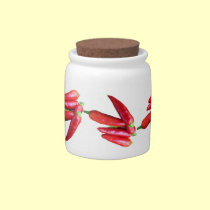 Chili Peppers candy jars