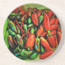 Chili Peppers Coaster
