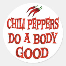 Chili Peppers Do Good Stickers