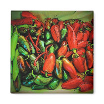 Chili Peppers Magnet by RickDouglas Chili Peppers Magnet