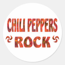 CHILI PEPPERS ROCK STICKER