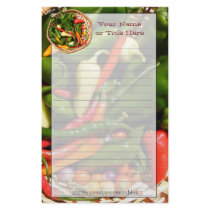 Chili Peppers Stationery by Customizables Chili Peppers Stationery