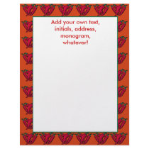 Chili Peppers Stationery or Letterhead