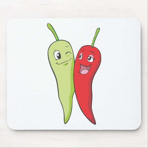 Chili Peppers T Shirt | Red Green Chili Peppers T Mouse Pads