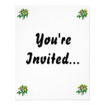 Chili Plant Many Peppers Graphic Custom Invitations