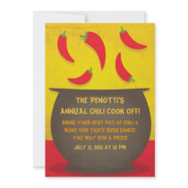 Chili Pot - Cook Off Invitation