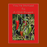 Chili Roast Invite Postcard