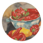 Chilies! Round Sticker