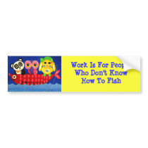 Chill Out Funny Animal Bumper Sticker bumper stickers by udonchow Chill Out Funny Animal Bumper Sticker bumper stickers