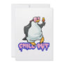 chill out penguin invitations