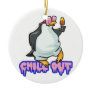 chill out penguin ornaments