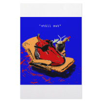 "chill out" stationery by KillerGreens "chill out" stationery
