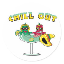 Chill Out stickers by alternateworlds Chill Out stickers